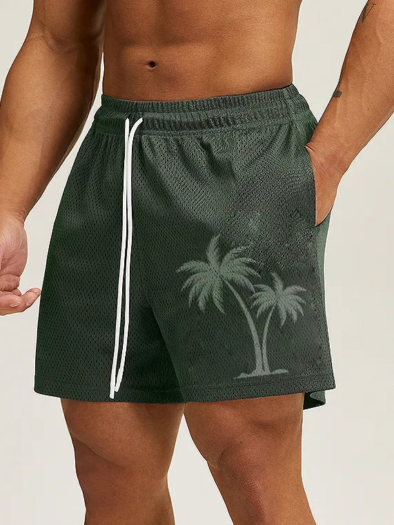 Hawaiian Palm Tree Board Shorts