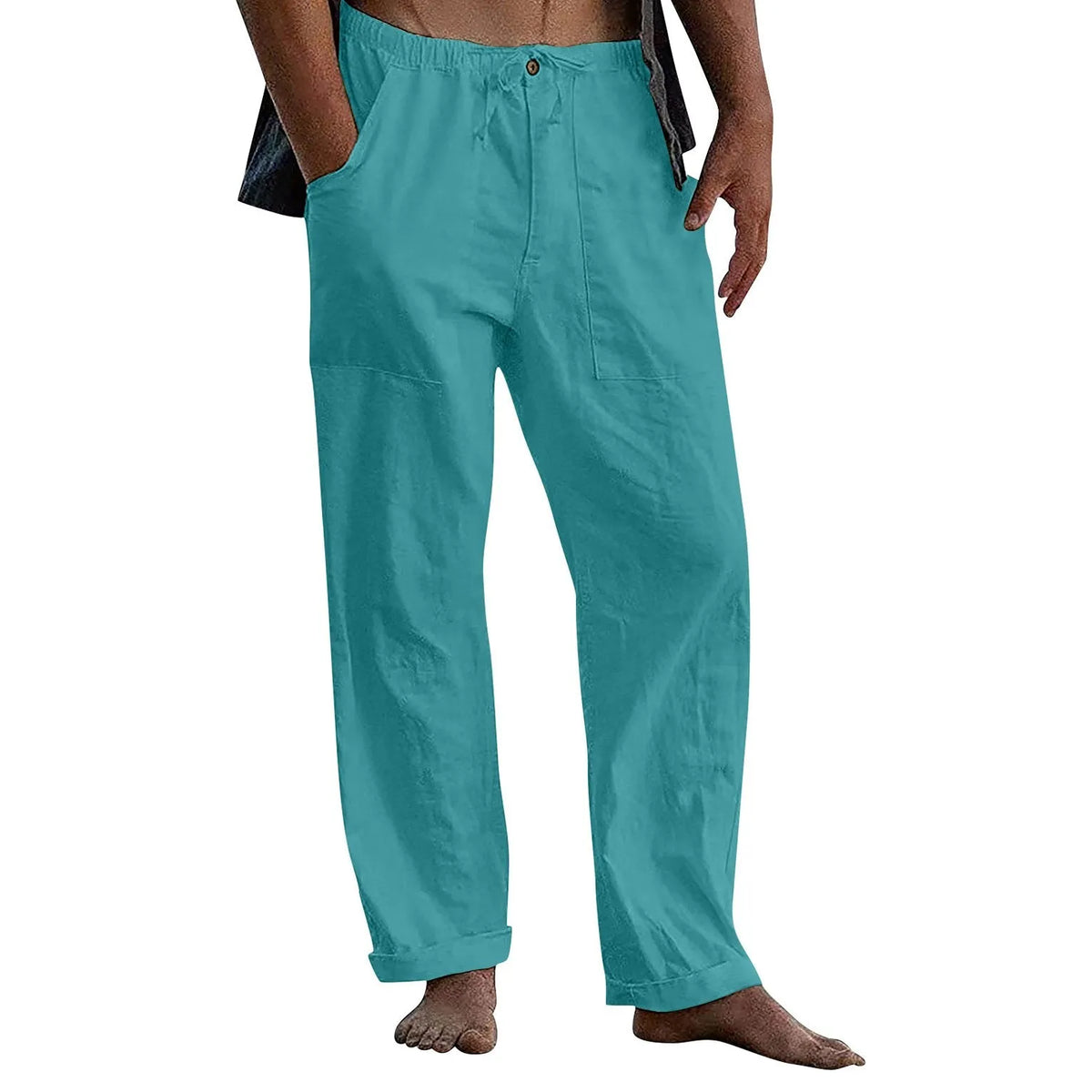 Linen Beach Loose-Fit Pants
