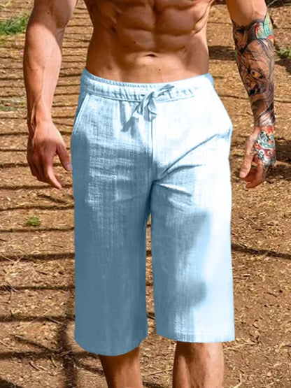 Hawaiian Holiday Loose Straight Pants