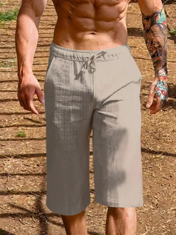 Hawaiian Holiday Loose Straight Pants