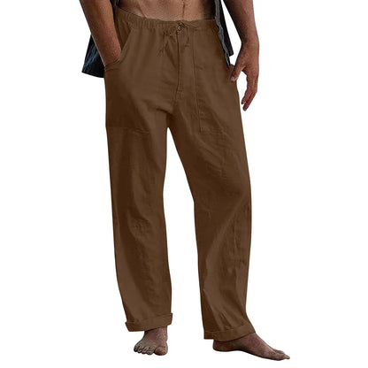 Linen Beach Loose-Fit Pants
