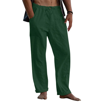Linen Beach Loose-Fit Pants