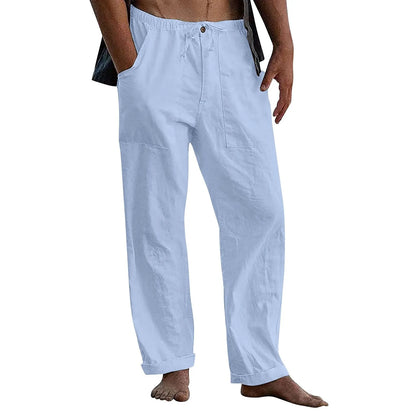 Linen Beach Loose-Fit Pants