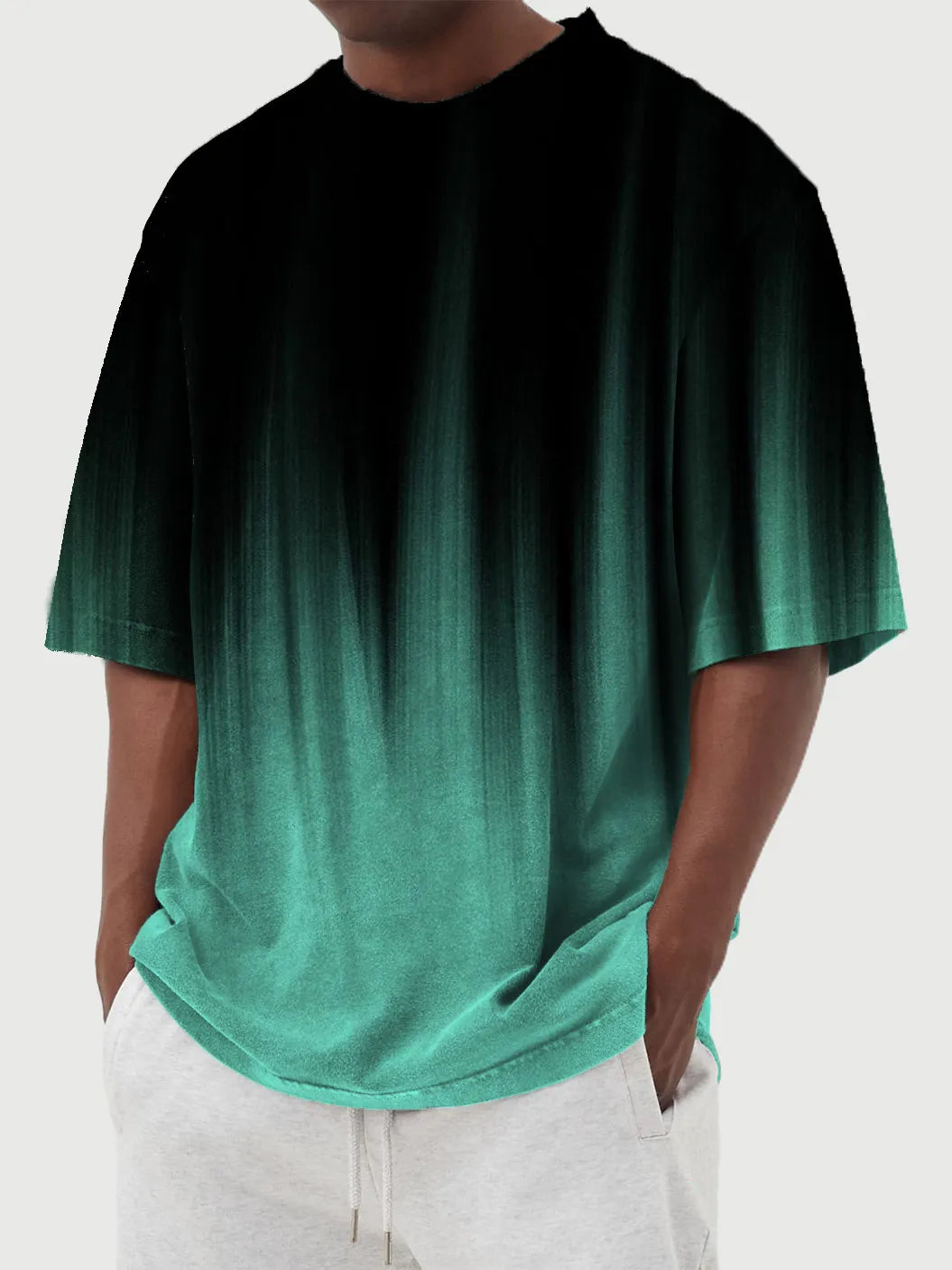 Gradient Printed Short Sleeve T-Shirt
