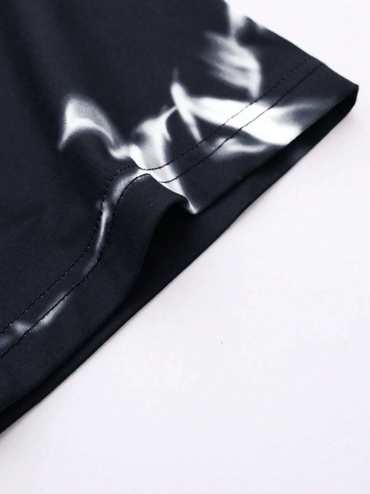 Tie-Dye Printed Short Sleeve T-Shirt