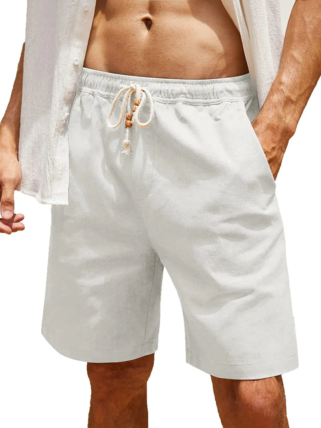 Linen Quarter Shorts