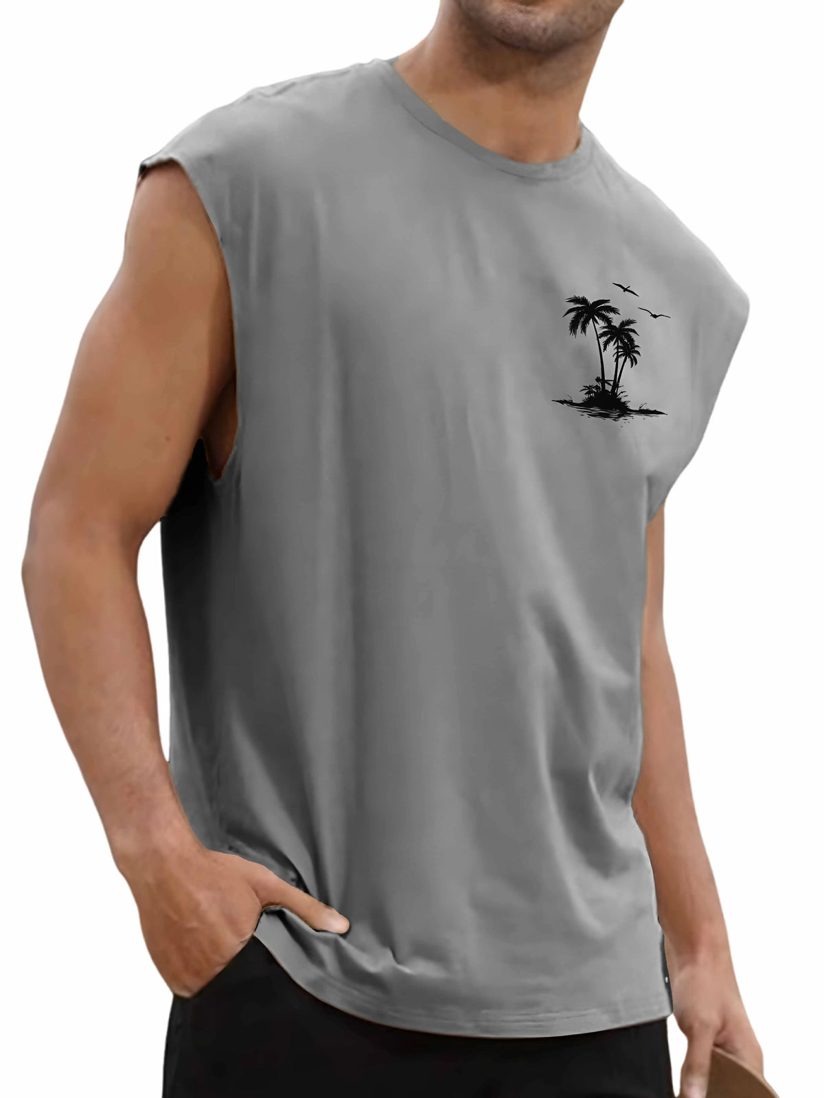 Hawaiian Beach Coconut Vest