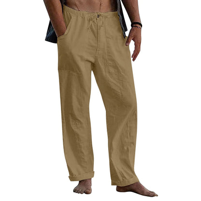 Linen Beach Loose-Fit Pants
