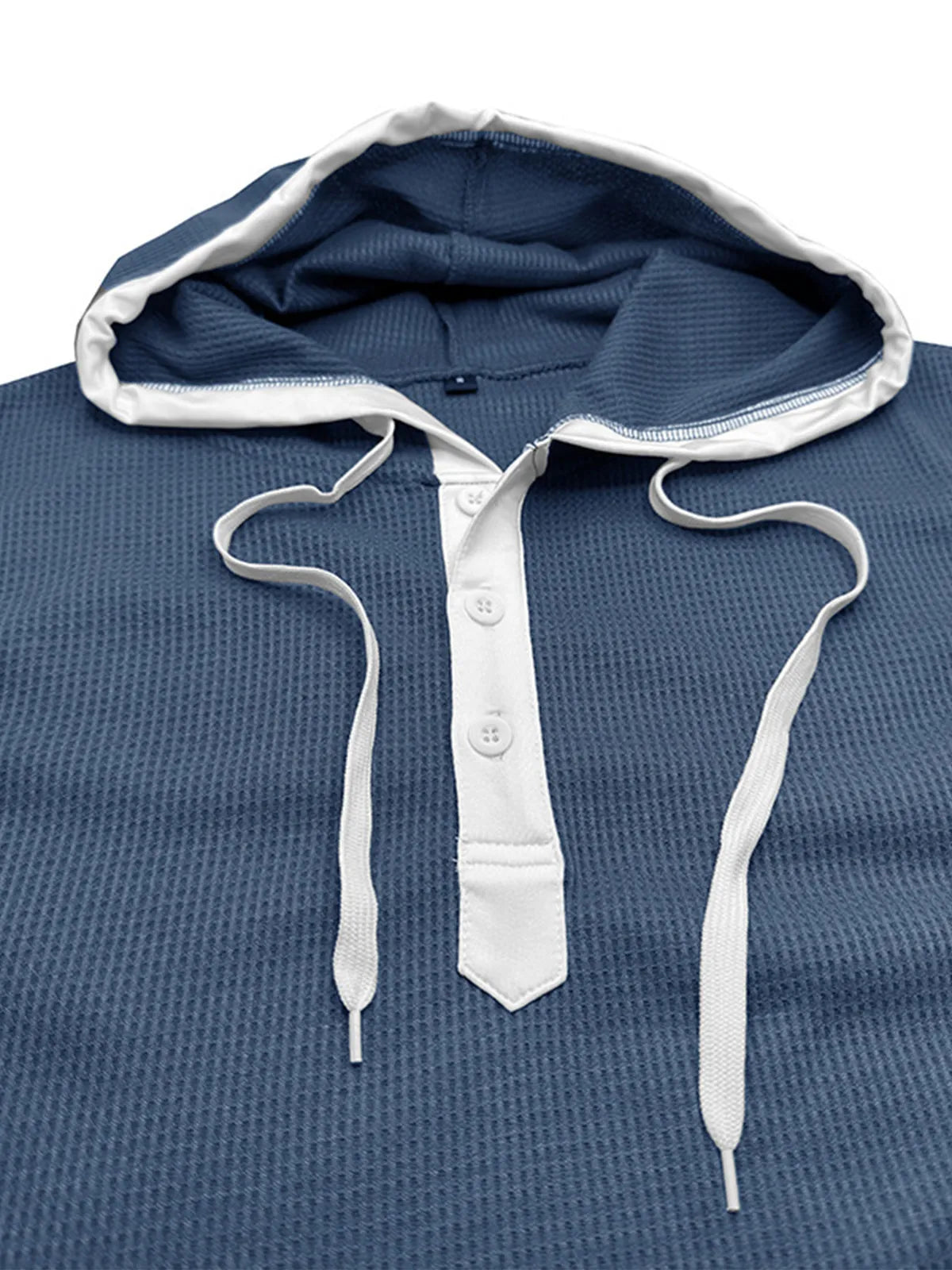 Waffle Hooded Sleeveless Tank Top