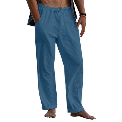 Linen Beach Loose-Fit Pants