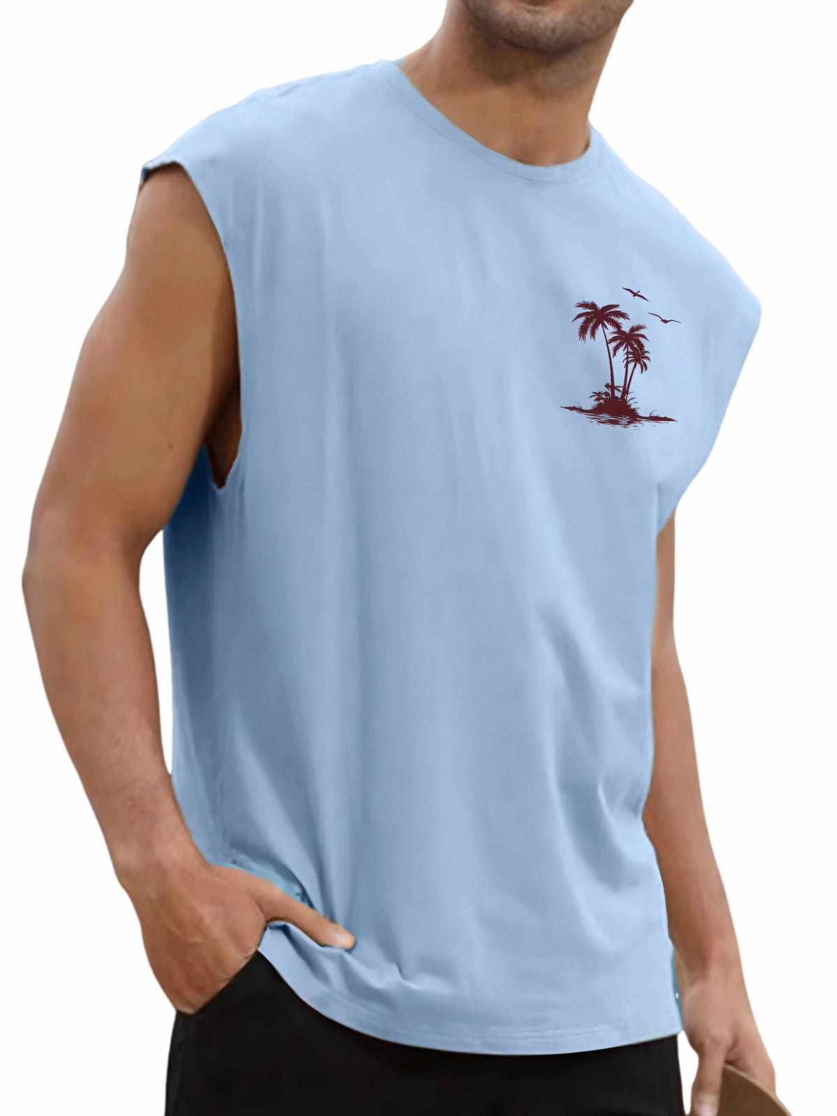 Hawaiian Beach Coconut Vest