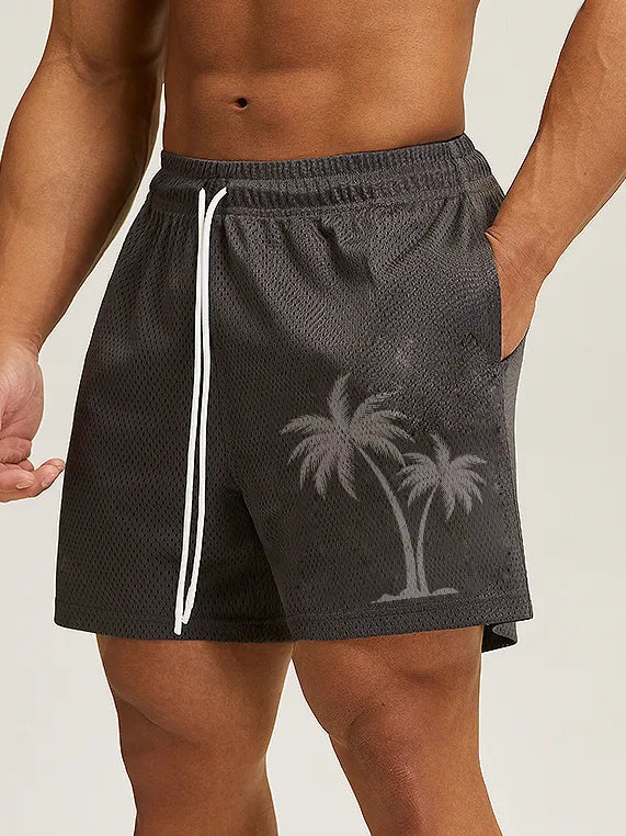 Hawaiian Palm Tree Board Shorts