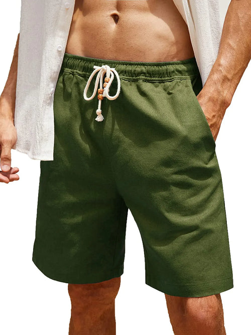 Linen Quarter Shorts