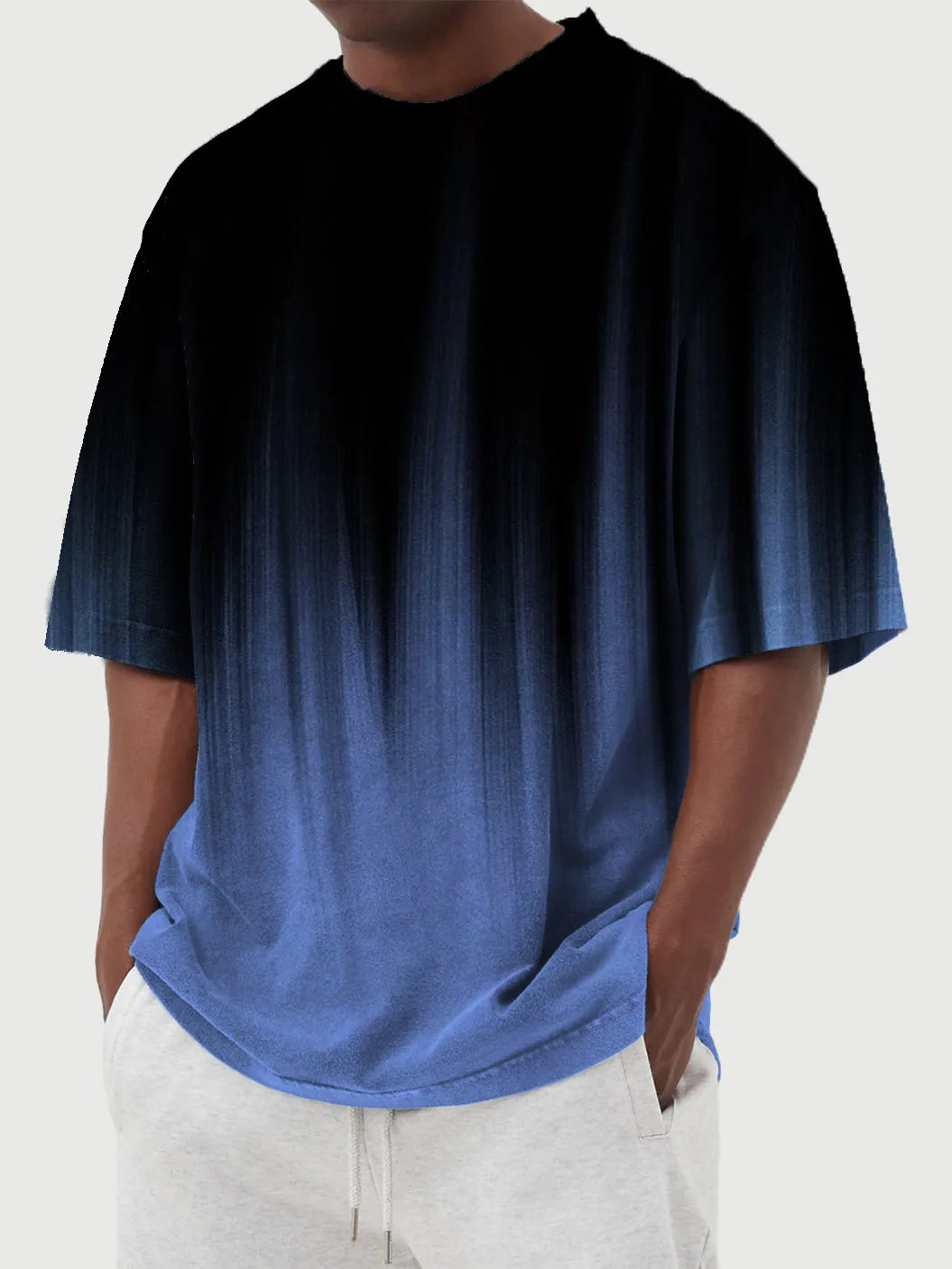 Gradient Printed Short Sleeve T-Shirt