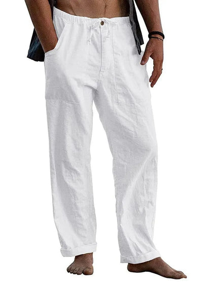Linen Beach Loose-Fit Pants