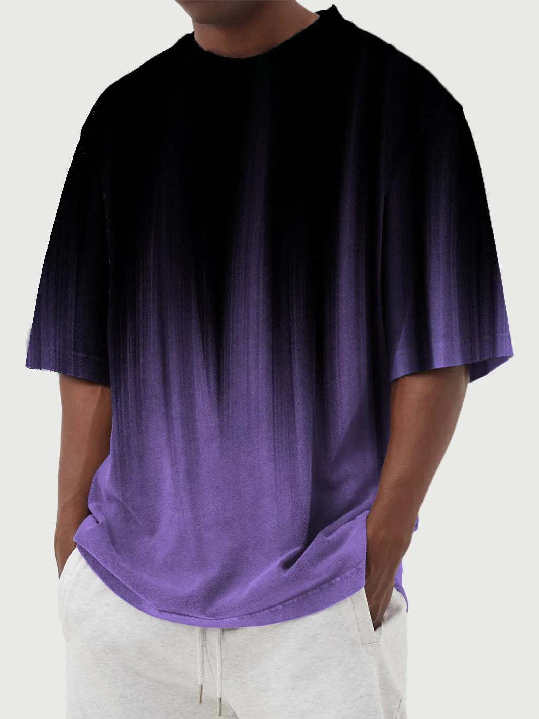 Gradient Printed Short Sleeve T-Shirt