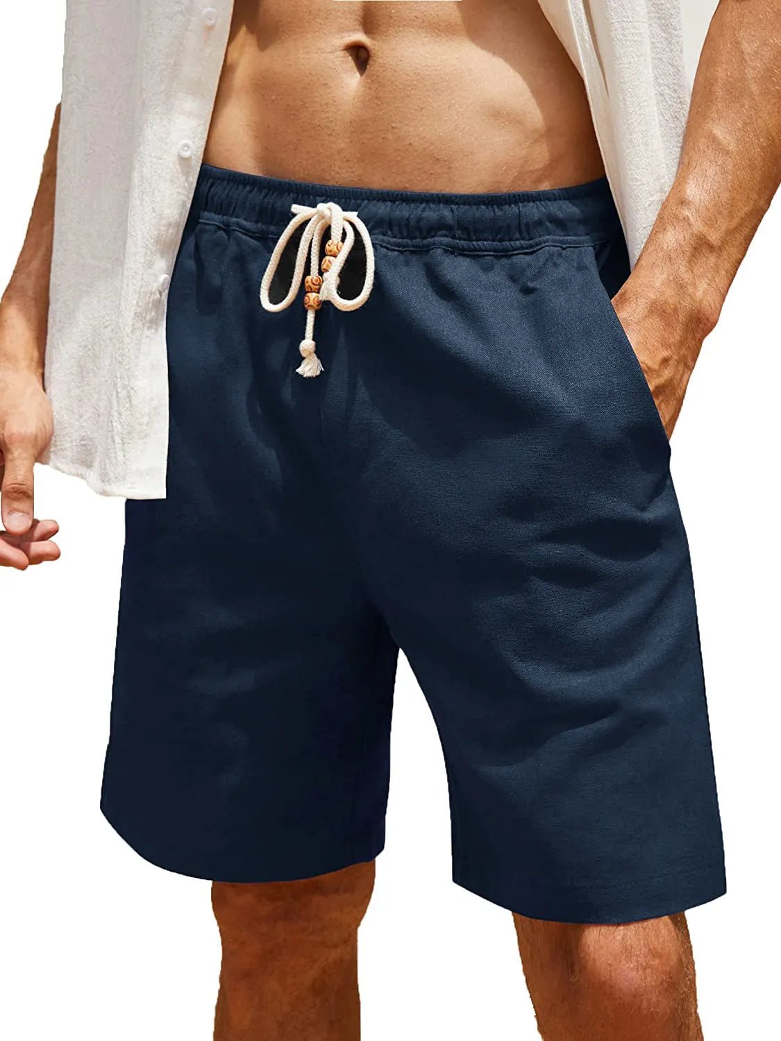 Linen Quarter Shorts